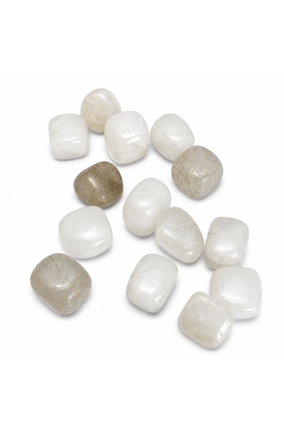 Kristal Kuvars Doğal Taş 2x2 Cm Ortalama 15 Gram Doğal Kuvars Taşı Dekoratif Ve Enerji Taşı 3 Adet