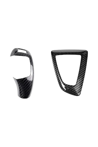 Bmw F20 F30 Vites Topuzu Koruma Karbon F30 Vites Çerçevesi Koruma Karbon 2 Parça Karbon