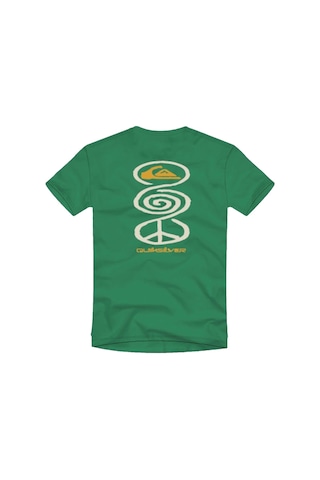 Quiksilver Harmony Spiral Erkek Yeşil Outdoor T-shirt Eqyzt08304-gnz0