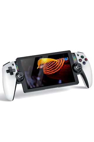 Sjgam M28 7 Taşınabilir Oyun Konsolu 128gb Emülatör Destekli Ps2 Uyumlu Ips Ekran 6 Saat Batarya Type-c Beyaz
