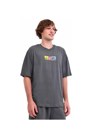 Kinetix Ml Luela 11hs102 5fx Gri Erkek Kısa Kol T-shirt Gri