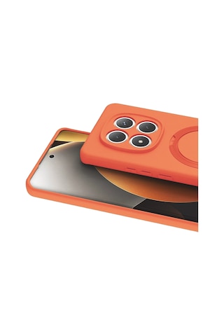Uray Store Xiaomi Redmi Note 15 Pro 5g Regal Magsafe Standlı Kapak - Turuncu