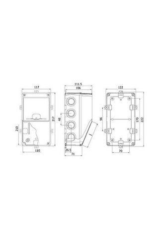 METE ENERJİ 40202505 110X210X106 Kombinasyon Rakor Girişli Gövde