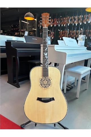 Maygar M9 Profesyonel Akustik Gitar Pena , Kapo Ve Kılıf Hediyeli Natural