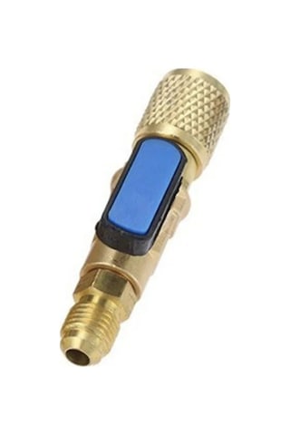 Küresel Pirinç Klima Gazı Vanası 1/4 Düz