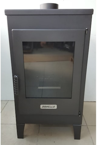 Pelet Sobası 3 Camlı Pelet Sobası Fırınsız Dorello Pelet Sobası