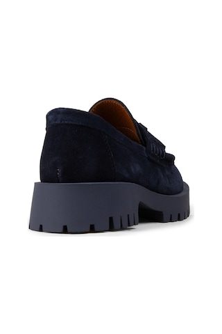 Deery Kadın Hakiki Süet Lacivert Püsküllü Loafer - 02035zlcvc01 Lacivert