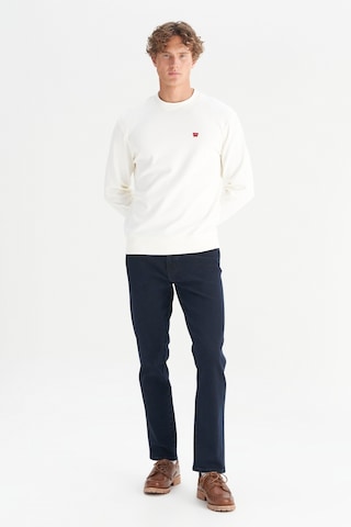 Wrangler Pamuklu Regular Fit Logo Detaylı Erkek Sweatshirt W2520255w02 Ekru