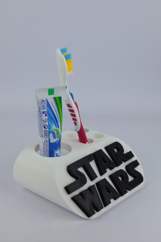 Star Wars - Dekoratif Diş Fırçalık Beyaz