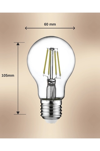 Horoz 001-015-0006 6w Led Filament Ampul Beyaz Işık