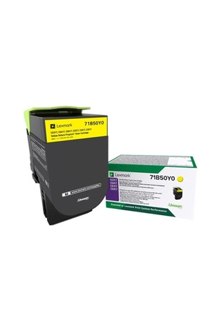 Lexmark 71B50Y0 Sarı Toner Cx517