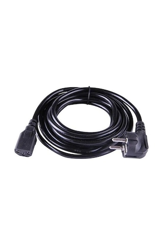 5 Metre C13 Power Kablo Bilgisayar PC Kasa Monitör Güç Kablosu