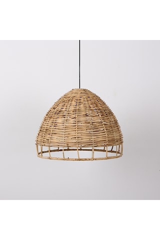Bambu & Rattan Handmade Salon Yatak Odası Antre, Mutfak Dekoratif Sarkıt Avize, Aydınlatma 45x35-9025823774632