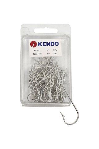 Kendo 8033 Tin 2/0 100 Adet Olta İğnesi