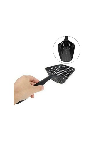 Yiyecek Eleği Büyük Kevgir Çorba Filtresi Mutfak Aksesuarları Yeşil