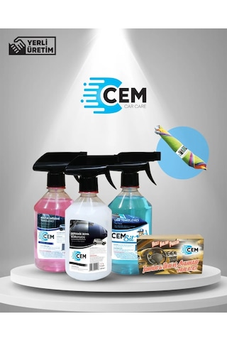 Cem Car Care Oto İç Bakım Ve Temizlik Seti