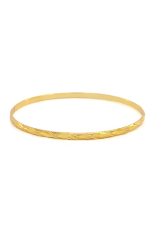 İmitasyon Altın Kaplama 3 Mm Baklava Model Bilezik Blz-3124 Altın