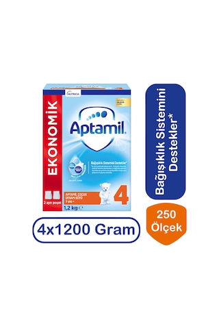 Aptamil 4 Devam Sütü 1200 G 4 Adet