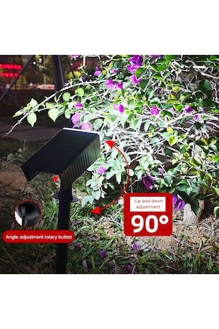 Maiyame Güneş Enerjili Bahçe Lambası - Akıllı Işık Kontrolü, 90 Döner Ateş, Ip65 Su Geçirmez, Kablosuz Kurulum, Beyaz Işık Batarya Dahil Beyaz
