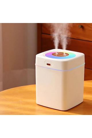 Polham 3 Litre Nano Ultrasonik Çift Püskürtmeli Hava Nemlendirici, Buhar Makinası, Koku Eklenebilir