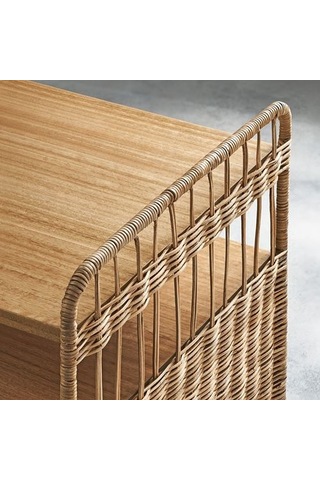 Ikea Fryksås Keson, Rattan, 37x53 Cm