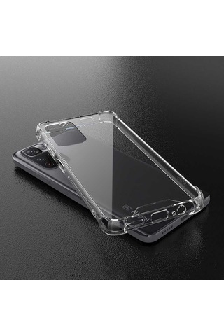 Xiaomi Poco M4 Pro 5G Kılıf Şeffaf Nitro Anti Shock Kapak Renksiz