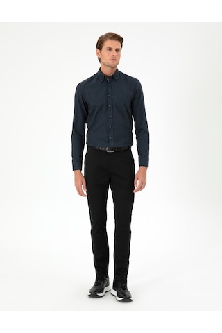 Pierre Cardin Erkek Siyah Pantolon Kanvas-chino 50292522-vr046 Siyah