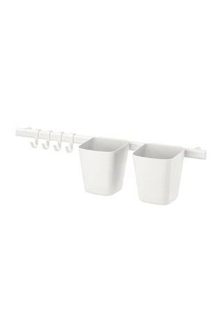 Ikea Sunnersta 7 Parça Mutfak Ve Banyo Askı Seti 60 X 14 X 13 Cm Beyaz
