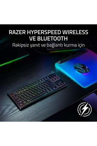 Razer Blackwidow V4 Tenkeyless Hyperspeed Low Profile - Kablosu