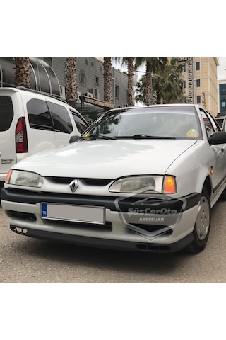 Renault 19 Europa 1994-2001 Uyumlu Üniversal Laguna Lip Esnek Ön Lip 2 Parça Tampon Altı Dil Karlık Ön Ek 00 Şüscaroto Aksesuar