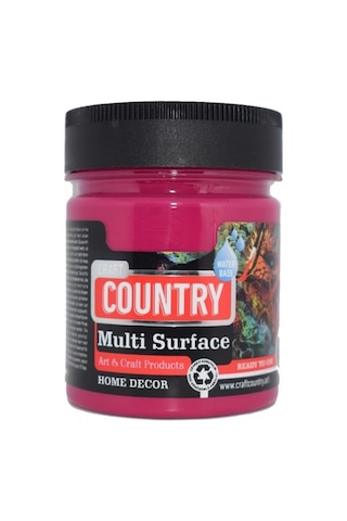Akrilik Hobi Boyası Craft Country Multi Surface 120Cc Fuşya 1040-