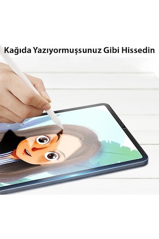 Ally İpad Uyumlu Mini 6 2021 Ve Mini 7 2024 Paper Like Film Darbe Emici Pet Ekran Koruyucu- 5775 standart