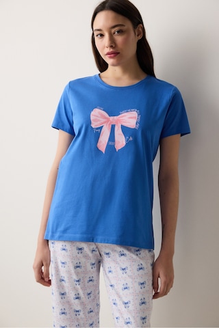 Penti Fancy Bows Pantolon Mavi Pijama Takımı Mavi