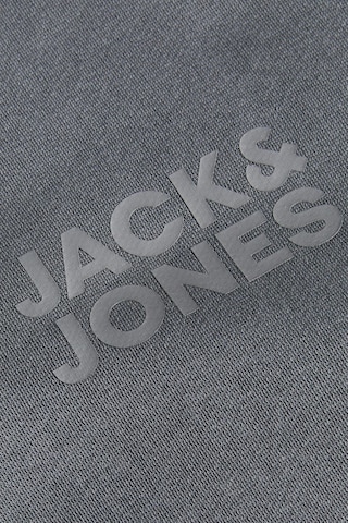 Jack & Jones Jorlogo Erkek Bisiklet Yaka Logolu Sweatshirt Rahat Günlük Antrasit