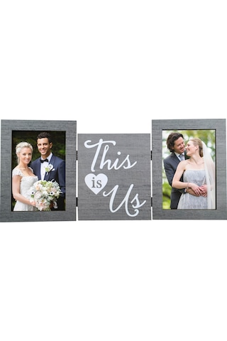 Hfambition Katlanabilir Ahşap Fotoğraf Çerçevesi - Jm00671 Ev Dekorasyonu Ve Düğün Süsü