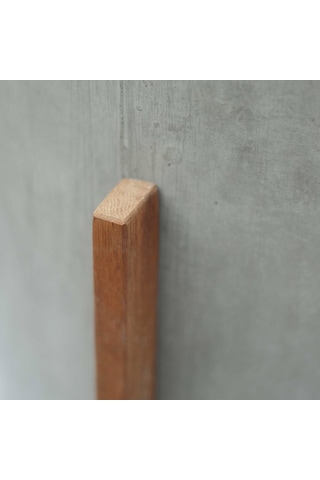 Berlin Ahşap Ayaklı Yuvarlak Beton Saksı M Gri