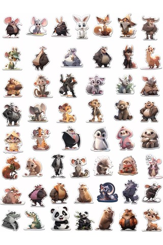 Priority. Hayvan Yapıştırmaları 50 Adet 212987335