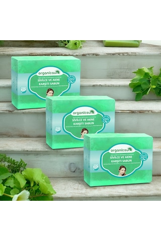 Organicsun Akne ve Sivilce Karşıtı Sabun 3 x 140 G