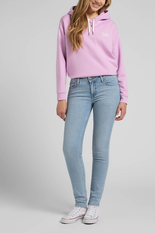 Lee Scarlett Skinny Fit Dar Kesim Normal Bel Çok Dar Paça Mavi Kadın Esnek Jean Denim Kot Pantolon L526BKMT Açık Mavi