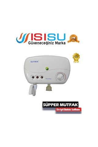 Mutfak Üstü Elektrikli Şofben 7500w 2011 Avrupa Altın Kalite Ödüllü