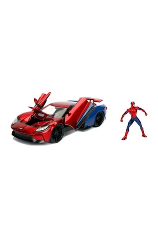 Jada Marvel Örümcek Adam Figürü 2017 Ve Ford Gt Model Araç