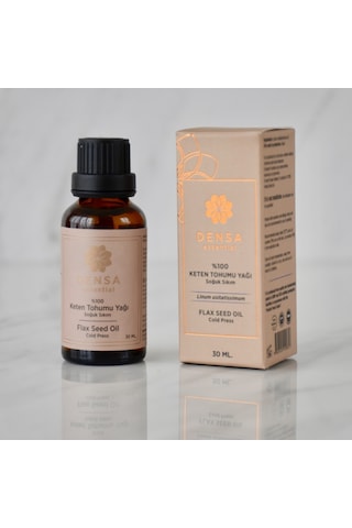 Densa Essential Saf Keten Tohumu Yağı Soğuk Sıkım 30 ML Densa Essential Saf Keten Tohumu Yağı Soğuk Sıkım 30 ML