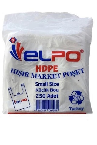 Şeylişeyler - Hışır Market Poşeti Küçük Boy 1 Paket 250 Adet