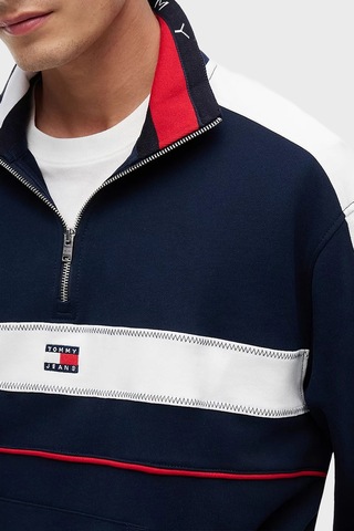Tommy Jeans Sweat Erkek Sweat Dm0dm23244 C1g Lacivert