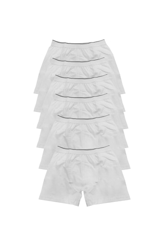 Sedef Yıldızı Iç Giyim Erkek Likralı Pamuklu Boxer Don 6 Lı Paket