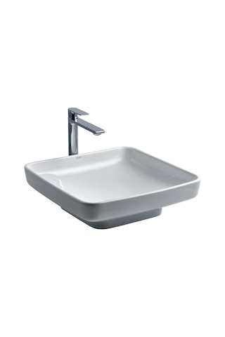 Lena E-4416 Tezgah Üstü Porselen Lavabo