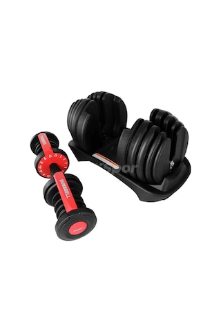Ckspor 40 KG Ayarlanabilir Mekanizmalı Dambıl Seti Ev Fitness Ve Güç Antrenman Seti