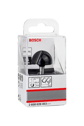 Bosch 6mm Şaftlı Dayamaklı Fitil Freze Ucu 6 25,4 49 2608628453