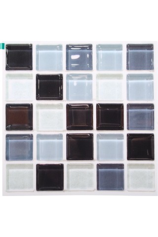 Yaleker Pvc 3d Mozaik Duvar Sticker, Otomatik Yapışkan, Dekoratif, Kolay Kurulum, Dayanıklı, Banyo/mutfak Uygun Diğer