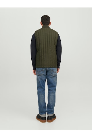 Jack & Jones Erkek Suya Dayanaklı Kapitone Yelek - City - 12237730 Rosin